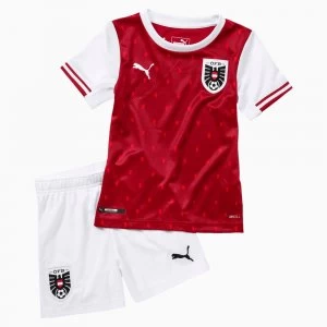 Image of PUMA Austria Babies' Home Minikit, Chili Red Pepper/White, size 2-3 Months, Clothing