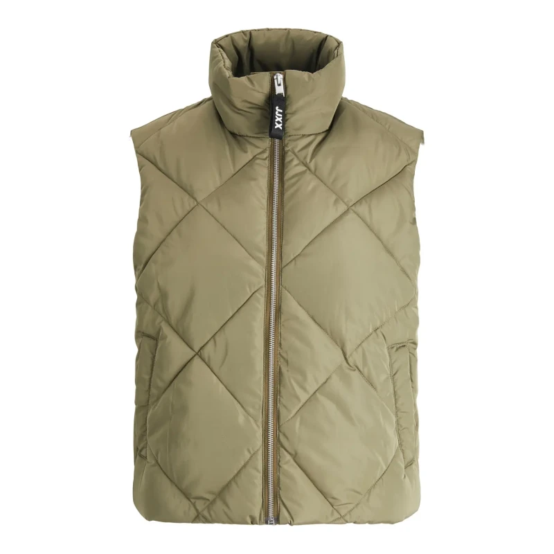 Image of JJXX Womens vest JJXX Fume Short Quilted Vert Female XS