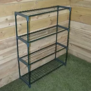 Image of King Fisher - 4 Tier Greenhouse Staging / Shelves H: 110cm W: 86cm & D: 30cm