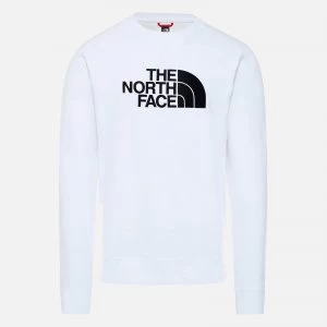 Image of The North Face Mens Drew Peak Sweatshirt - TNF White/TNF Black - M