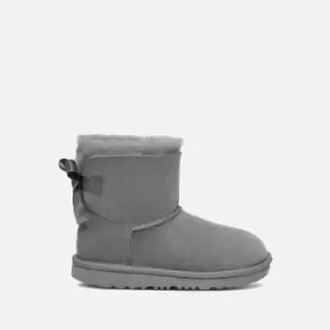 Image of UGG Kids Mini Bailey Bow-Detailed Sheepskin Boots - UK 3 Kids