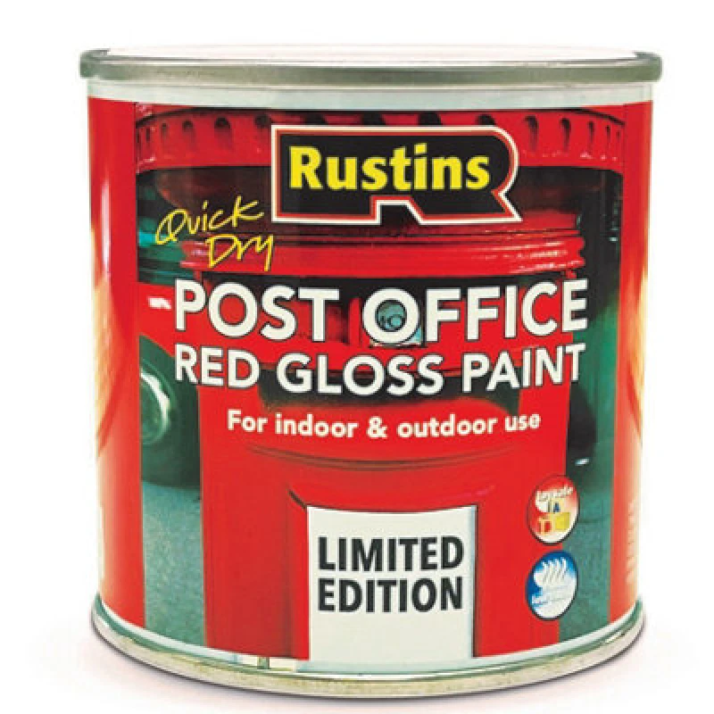 Image of Rustins Post Office Red Paint - 250Ml