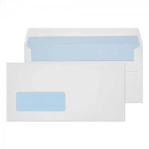 Image of Value Wallet S/S Window DL 110x220mm 90gsm White PK1000