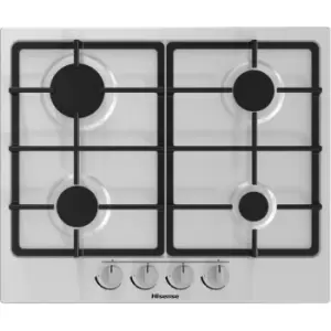 Image of Hisense GM643XF 61cm Gas Hob - Stainless Steel