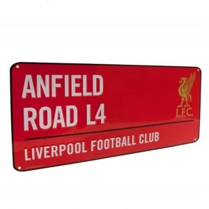 Image of Liverpool FC Red Street Sign