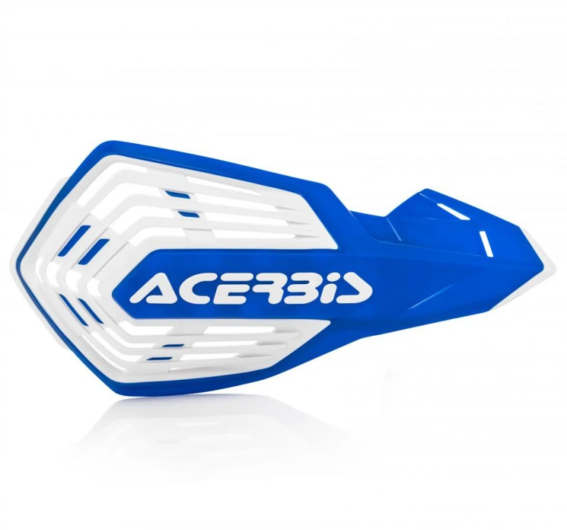 Image of 0024296.245 - Acerbis X-Future Hand Guards - Blue/ White 0024296.245