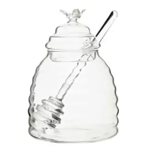 Image of Interiors By Ph Honey Jar With Glass Dipper