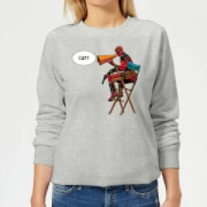Image of Marvel Deadpool Director Cut Womens Sweatshirt - Grey - S