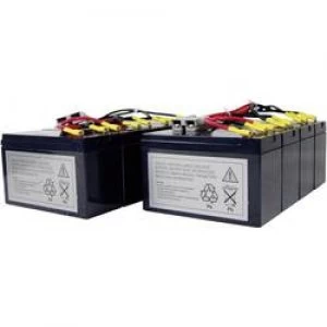 Image of UPS battery Conrad energy replaces original battery RBC12 Suitable for model D