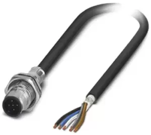 Image of Phoenix Contact 1419409 Sensor Cord, 5P, M12 Plug-Free End, 1M