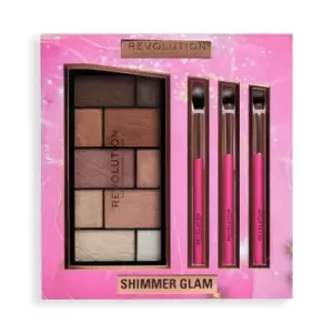 Image of Makeup Revolution Shimmer Glam Eye Set Gift Set