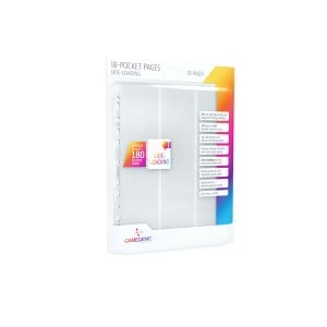 Image of Gamegenic Sideloading 18 Pocket Pages 10 Sleeves - White