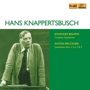 Image of Johannes Brahms Complete Symphonies/Anton Bruckner Symphonies by Johannes Brahms CD Album