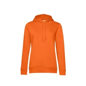 Image of B&C Womens/Ladies Organic Hoodie (S) (Orange)