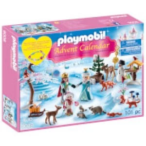 Image of Playmobil Royal Ice Skating Trip Advent Calendar with Childrens Bracelet (9008)