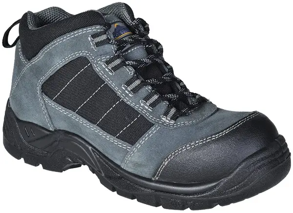 Image of Portwest Compositelite Trekker Safety Hiker Boots FC63BKR46 Colour: Black / Grey