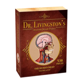 Image of Dr Livingstons Anatomy Volume I: The Human Head Jigsaw Puzzle - 538 Pieces