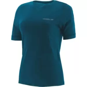 Image of Caterpillar 3/4 Sleeve T Shirt Blue Heather M