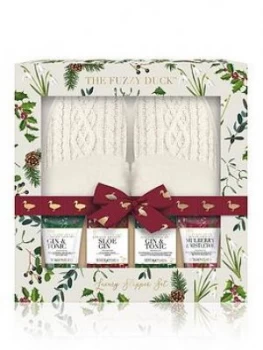 Image of Baylis & Harding The Fuzzy Duck Winter Wonderland Luxury Slipper Set