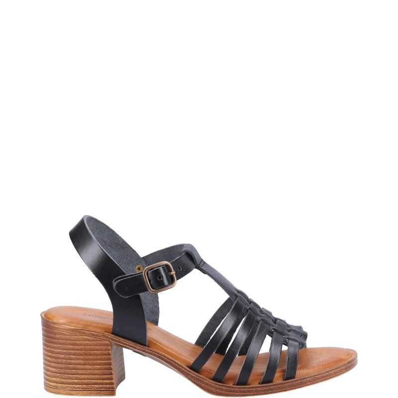 Image of Hush Puppies Womens Greta Sandal in Black Size: 6 Black Female 6