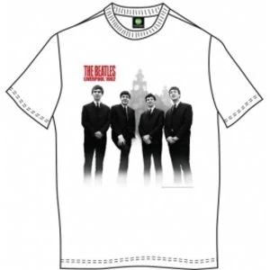 Image of The Beatles The Beatles In Liverpool Mens Wht TS: Small