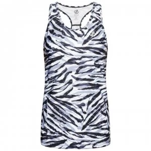 Image of Dare2B Kate Ferdinand Edit Ardency Printed Vest - Blk/WhtZebra