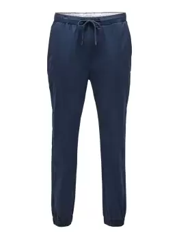 Image of ONLY & SONS Solid Colored Chinos Men Blue