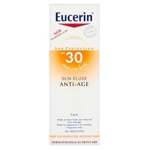 Image of Eucerin Sun Protection Sun Fluid Anti-Age Face SPF 30 50ml