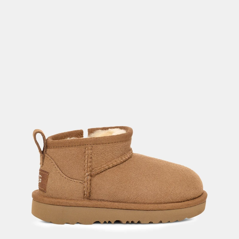 Image of UGG Chestnut Classic Ultra Mini Toddler Boots Tan UK 8