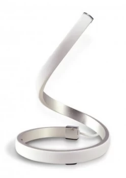 Image of Table Lamp 15W LED 3000K, 1200lm, Silver, Frosted Acrylic, Polished Chrome