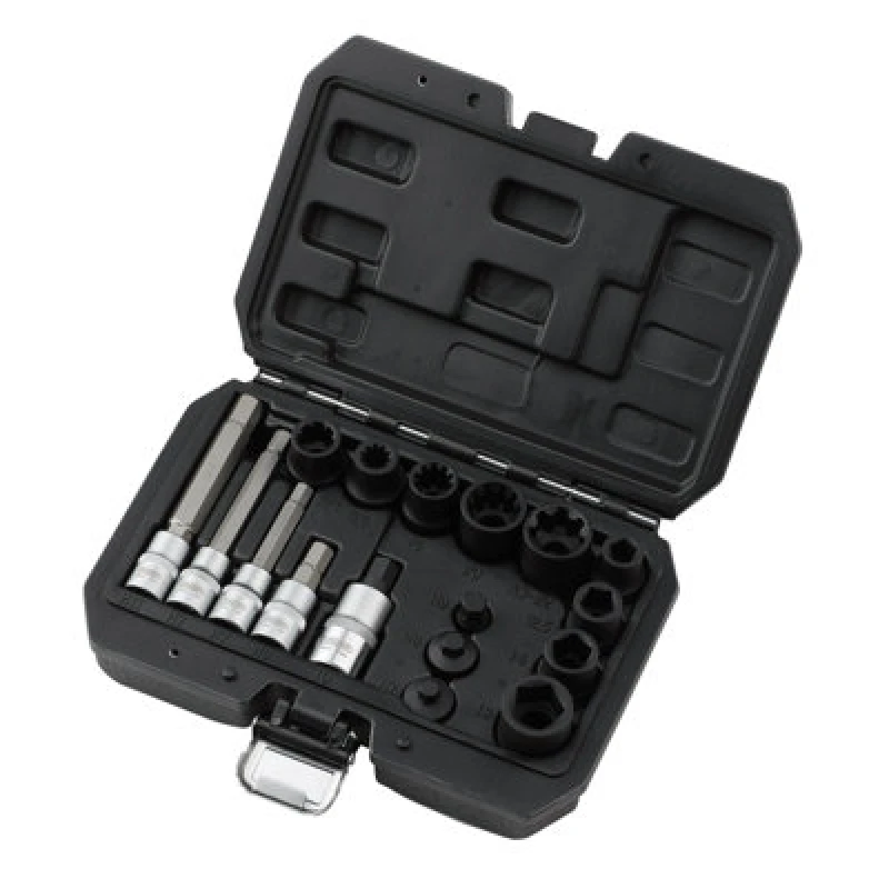 Image of Draper 17 Piece Brake Caliper Socket and Bit Set 07114