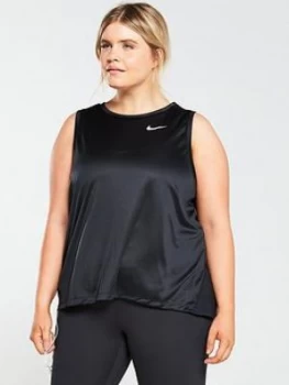 Image of Nike Running Miler Tank (Curve) - Black