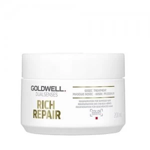 Image of Goldwell DualSenses Rich Repair 60 Sec Treatment Hair Mask 200ml