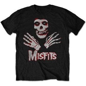 Image of Misfits - Hands Unisex X-Large T-Shirt - Black