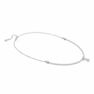 Image of Chic & Charm Silver Cubic Zirconia Tree Of Life Necklace 148602/047