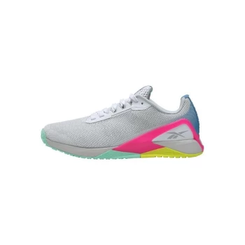 Image of Reebok Nano X1 Grit Shoes Womens - Cloud White / Pure Grey 2 / Es