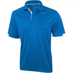 Image of Elevate Mens Kiso Short Sleeve Polo (XL) (Blue)