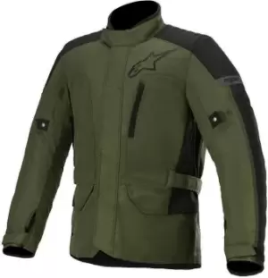 Image of Alpinestars Gravity Drystar Motorcycle Textile Jacket, green, Size XL, green, Size XL