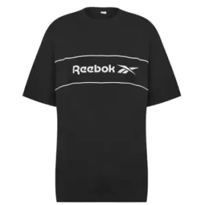 Image of Reebok Linear T Shirt Mens - Black