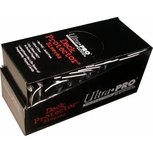 Image of Ultra Pro Standard Size 50 Deck Protectors Box Black 12 Packs