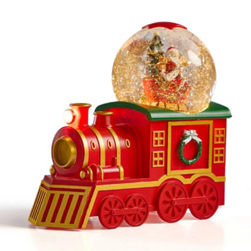 Image of The Christmas Workshop Christmas Train Snow Globe