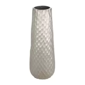 Image of EGLO Nilgaut Handcrafted Nickel Aluminium Vase