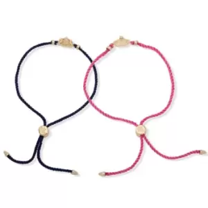 Image of Ladies Lauren Ralph Lauren Nylon Black and Pink Cord Gift Set