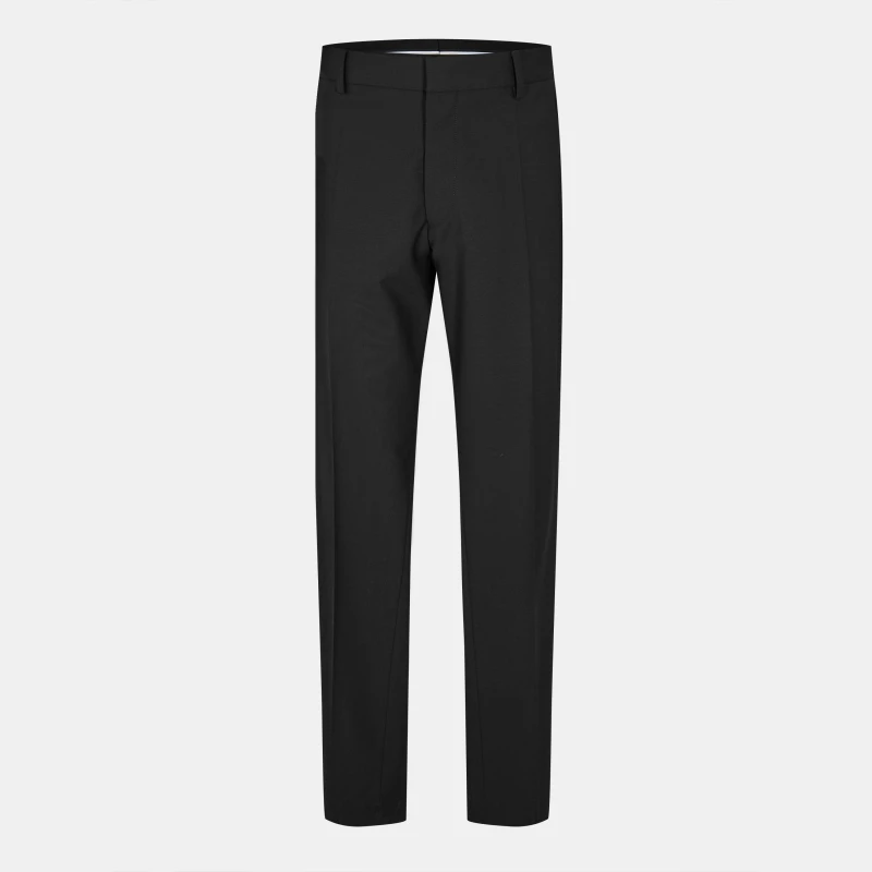 Image of Boss Mens H Genius Mm Straight Leg Trousers Black male S