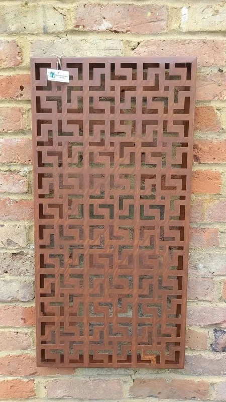 Image of Inspirational Gifting Mosaic Decorative Screen Wall Art Plaque 780mm Tall in Brown Brown Unisex