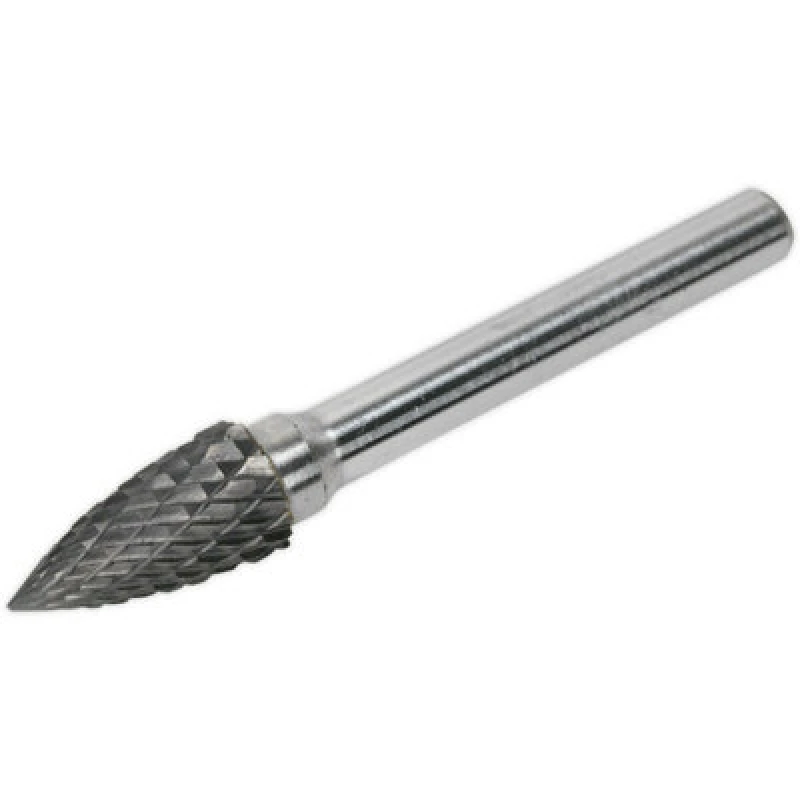 Image of Loops 10mm Tungsten Carbide Rotary Burr Bit - Arc Pointed Nose Engraving Milling Tool Multi