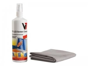 Image of V7 Cleaning Set Tft Lcd Plasma - 250ml Pumpspray + Cloth