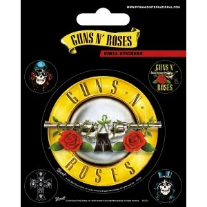 Image of Guns N' Roses - Bullet Logo Vinyl Sticker