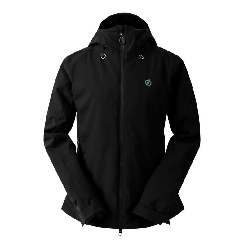 Image of Womens hooded waterproof jacket Dare 2B Torrek Blaze Noir Female 38