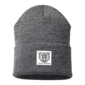 Image of Tribeca Knitted Hat Dark Anthracite/Light Grey-Flecked - One Size